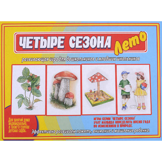 Развивающая игра "Четыре сезона. Лето"