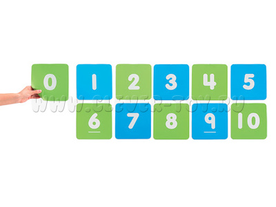 Дорожка цифровая 0-10 (20кв.см, 2 цвета, 11шт.) Дорожка цифровая 0-10 (20кв.см, 2 цвета, 11шт.)
