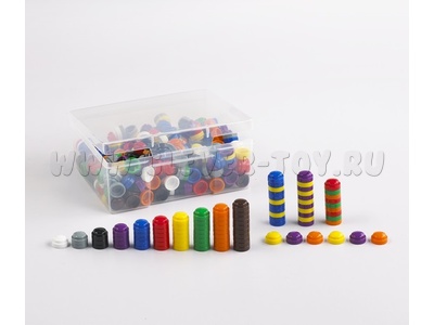 Счетный материал "Фишки" (d=20 мм, 10 цветов, 500 шт.) Счетный материал "Фишки" (d=20 мм, 10 цветов, 500 шт.)