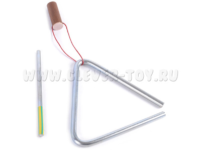 Треугольник музыкальный 14 см (диаметр 8мм) Треугольник музыкальный 14 см (диаметр 8мм)