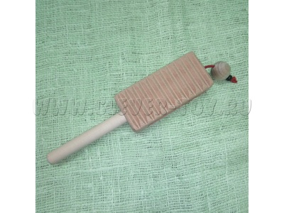 Колотушка ребристая (дерево, без росписи) - остатки Колотушка ребристая (дерево, без росписи) - остатки