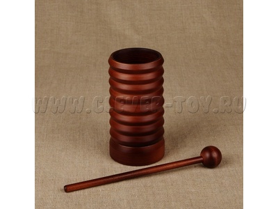 Рубель круглый с бубенцами (дерево тонированное, 2 категория) (остатки) Рубель круглый с бубенцами (дерево тонированное, 2 категория) (остатки)