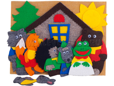 Теремок с игровым полем Теремок с игровым полем