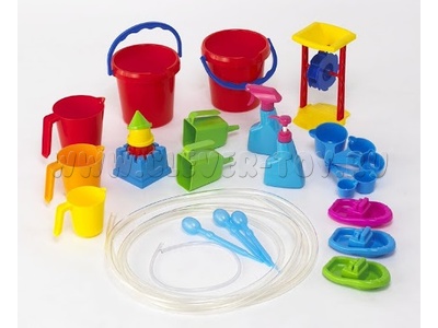 Принадлежности для игр с водой. Набор для группы (27 предметов) Принадлежности для игр с водой. Набор для группы (27 предметов)