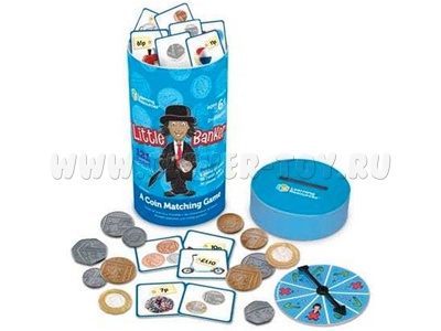 Развивающая игра "Маленький банкир" (с фунтами стерлингов, 121 элемент) Развивающая игра "Маленький банкир" (с фунтами стерлингов, 121 элемент)