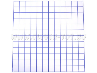 Маркерное поле "Клетка" для работы на классной доске (2-4 классы, из 4-х частей)