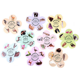 Набор магнитных карточек "Заповедники"