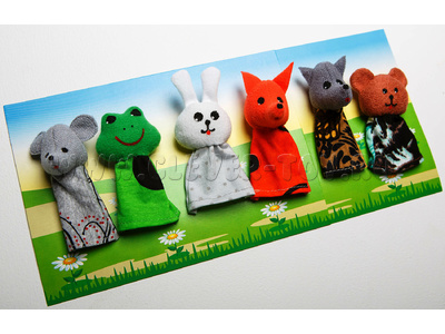 Театр "Теремок" пальчиковый (6 шт.) Театр "Теремок" пальчиковый (6 шт.)