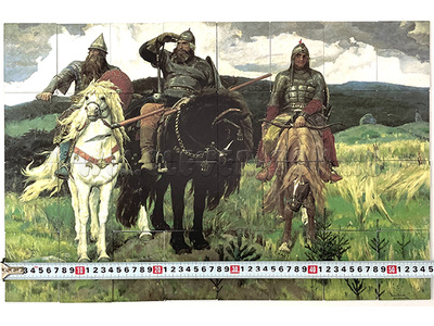 Набор магнитных карточек "Богатыри" (Виктор Васнецов) (для работы на классной доске) Набор магнитных карточек "Богатыри" (Виктор Васнецов) (для работы на классной доске)