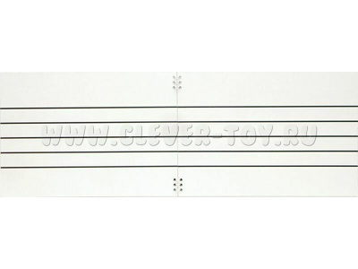 Настольное мягкое магнитно-маркерное поле с нотным станом Настольное мягкое магнитно-маркерное поле с нотным станом