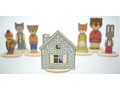 Набор деревянный "Персонажи сказки Заюшкина избушка" (остатки)
